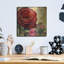 Ophelia & Co. «Rouge From The Garden 4» par Art Licensing Studio, art mural en métal-740094719