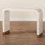 Console en coquille de nacre blanche Capiz