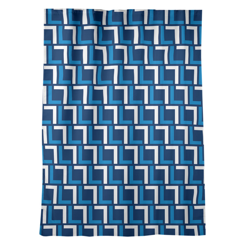 Rideau de luxe Washington, Los Angeles Flash Football - bleu marine / bleu /