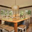 Luminaires de lustre en rotin campagnard