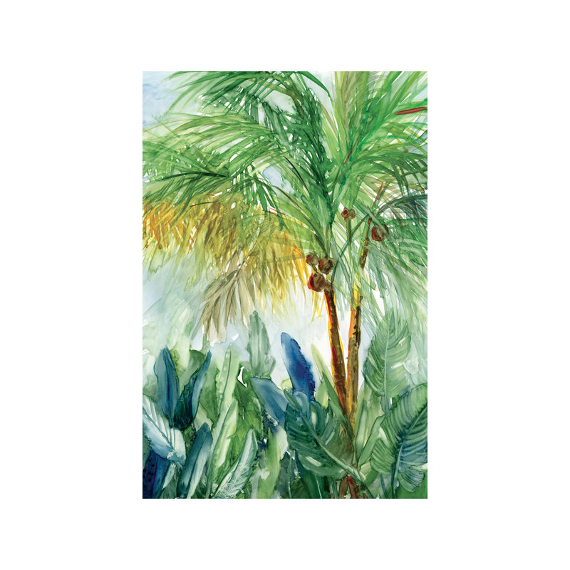 Vintage Palm I by Carol Robinson - Painting on Canvas, 66.04 cm H x 45.72 cm W x 1.91 cm D, Wrapped Canvas