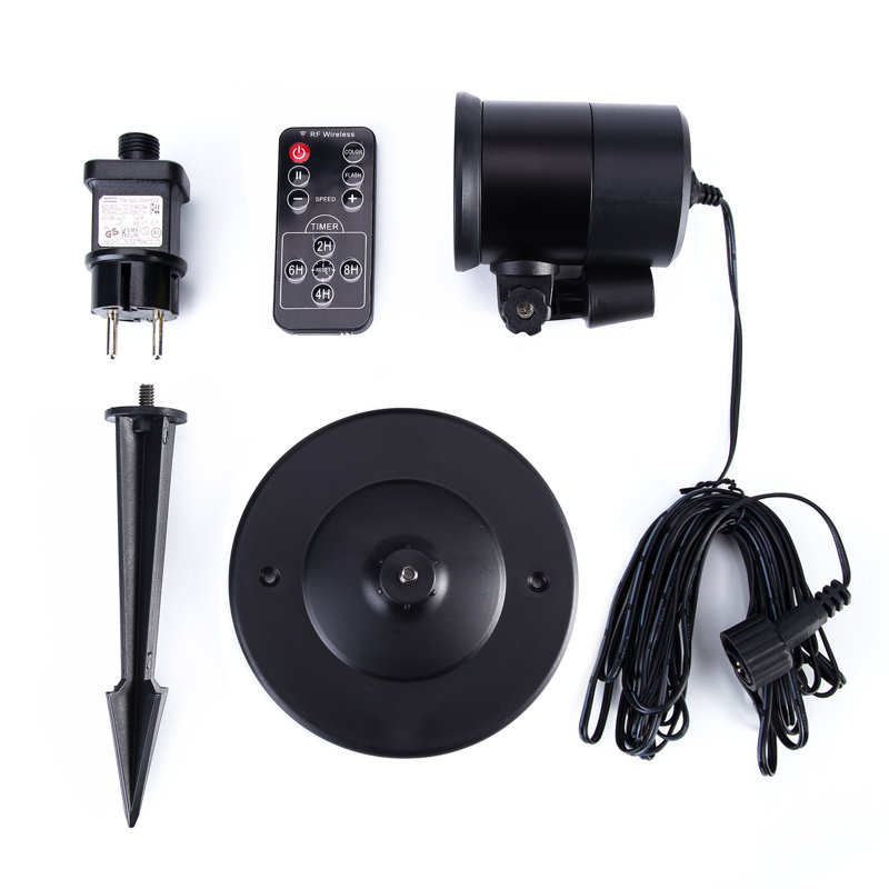 Remote Controlled Projection Light & Strobe Light with Adjustable Speed, Timing Function, and Flashing Modes - Perfect for Events, Parties, and Installations