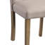Ensemble de 2 chaises d'appoint Charnell en cuir synthétique gris et finition chêne