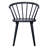 21.7" Contemporary Black Windsor Style Spindle Back Dining Chair