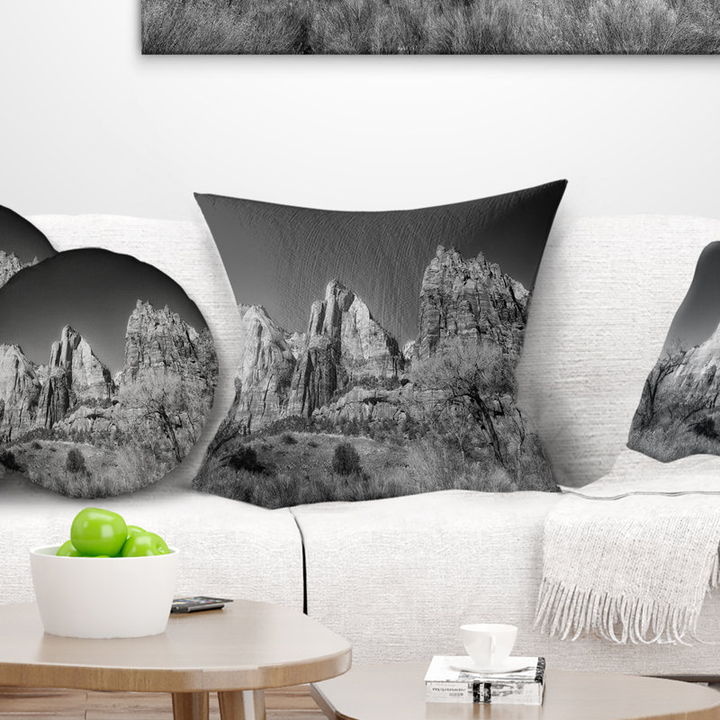 Coussin paysage, 16 po x 1 po, Coussin décoratif