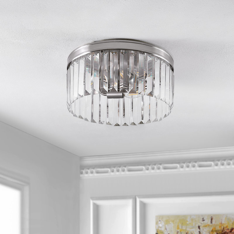 Litsi Glass Flush Mount