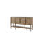 Table ronde extensible de 54 po avec 4 chaises et plateau en ciment 6 pièces