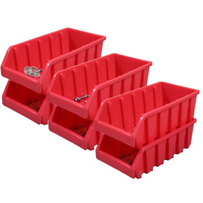 Ensemble de bacs de rangement en plastique