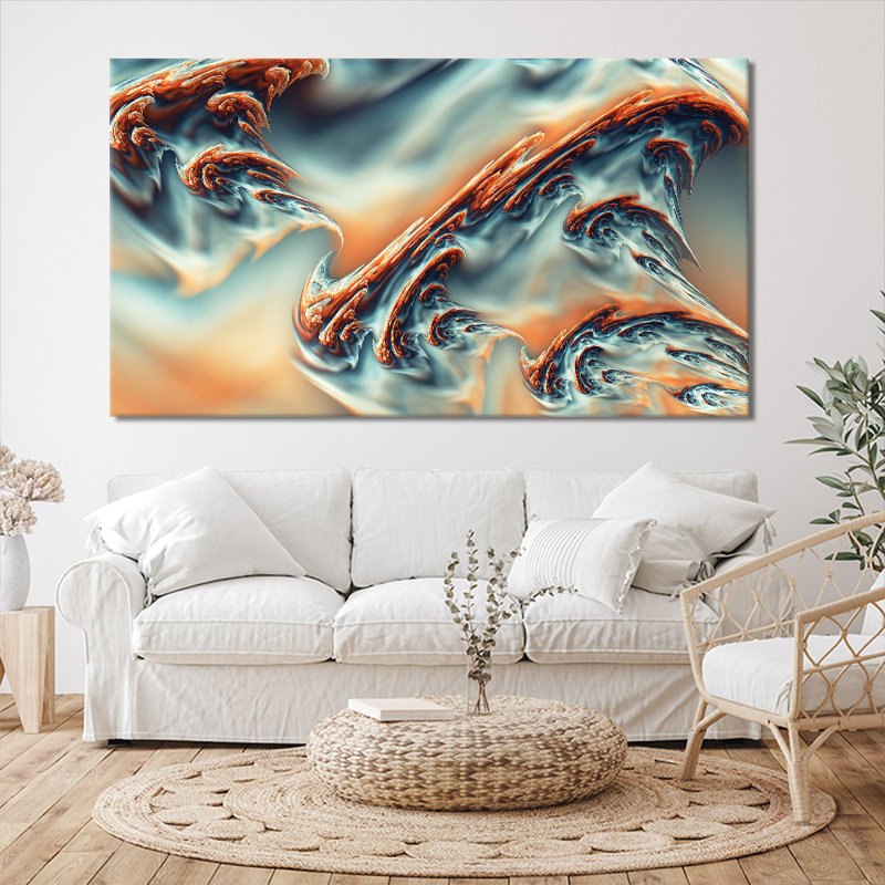 Tidal Wave - Wrapped Canvas Art Prints, 51cm H x 76cm W x 2cm D