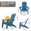 Chaise Adirondack en plastique / résine Harlean-1115552810