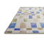 Tapis tissé à la machine en polyester ambre doré-88634305