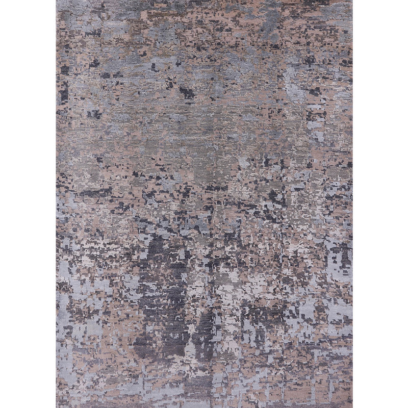 Abstract Indoor Rug, Round 5'