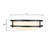 16 Inch 23 Watt LED Indoor Flush Mount Ceiling Fixture with Colour Temperature Selection, Matte Black Finish, Frosted Acrylic Shade-109763900-109763898