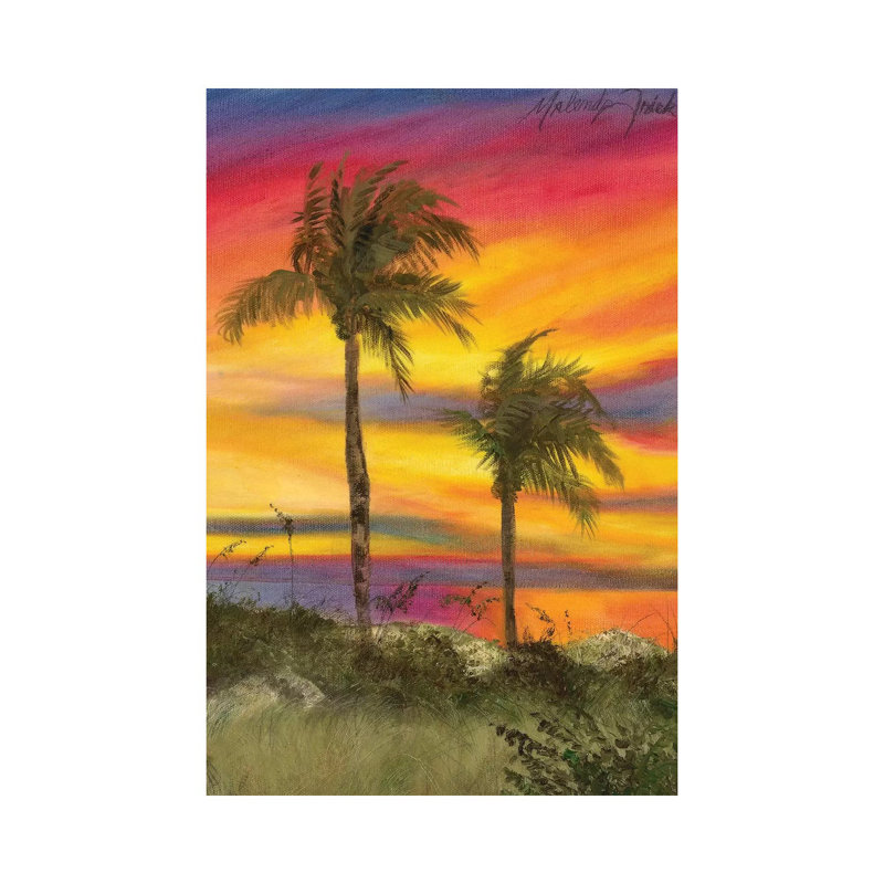 Tiger Tail Sunset - Print, 20.32 cm H x 30.48 cm W, Canvas