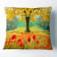 Magnifique arbre jaune d'automne - coussin à imprimé floral-30731224-30731220