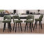 Ensemble de 2 tabourets de comptoir pivotants 26,4 "Bisto, siège rembourré pour îlot de cuisine-1381569987