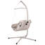 Hanging Chair with Stand ALGHERO Metal Beige-1484791644
