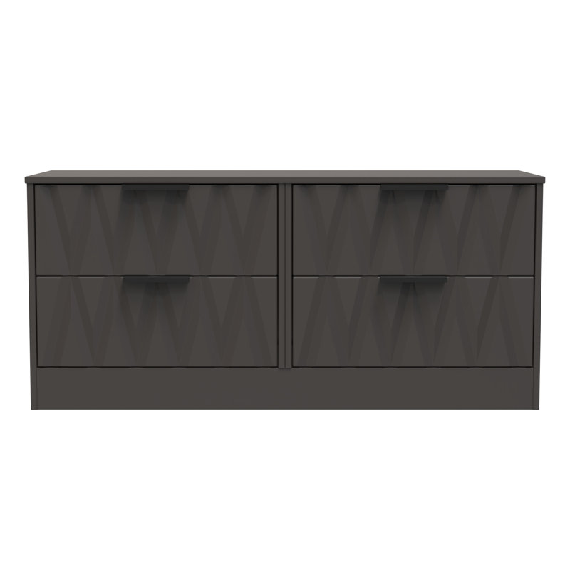 Besmir 4 Drawer Bed Box (Ready Assembled), Graphite
