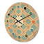 Horloge murale abstraite géométrique V-63892811