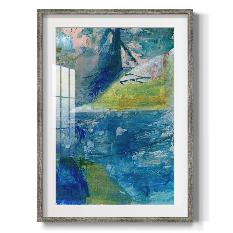 Spring Winds VI - Imprimé encadré, Vieilli, H 25,5 po x l 17,5 po