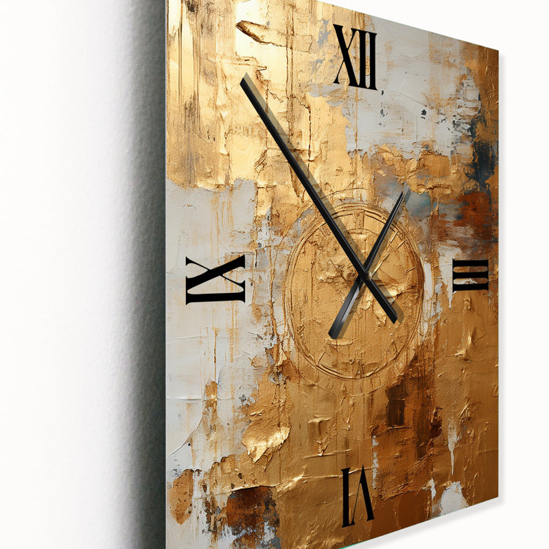 Horloge murale rétro en métal II, Grand