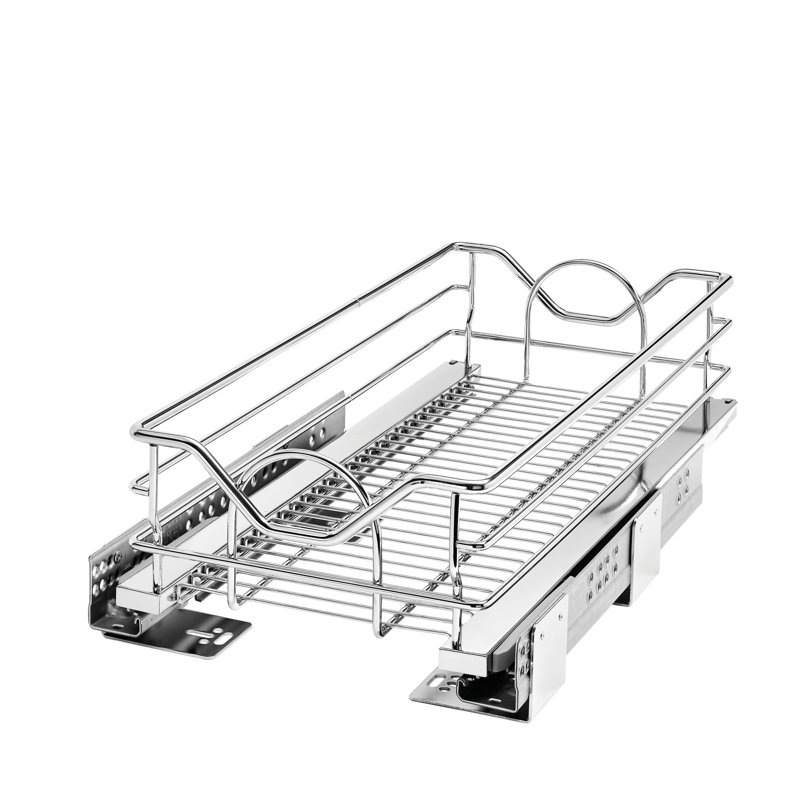 Rangement coulissant en acier 12 po avec fermeture en douceur pour armoires de base