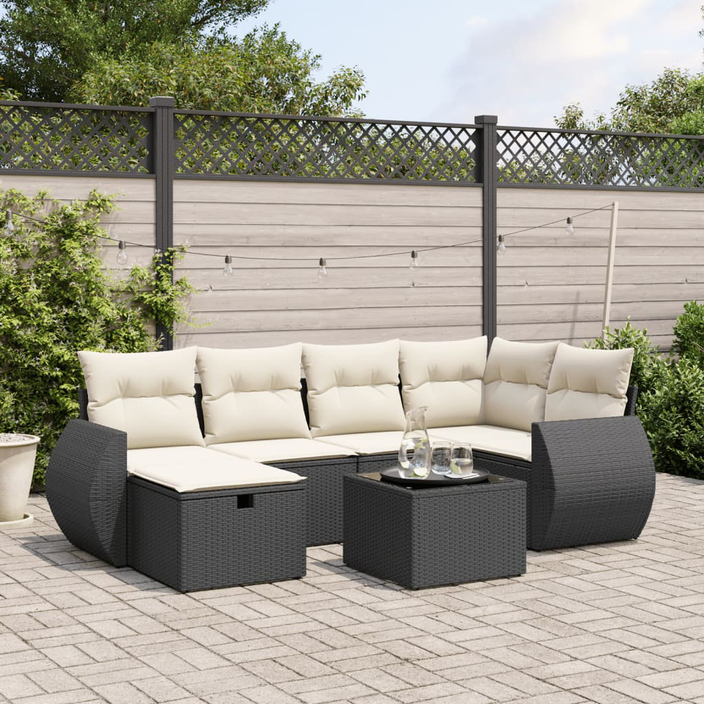 Gartensofa mit Kissen