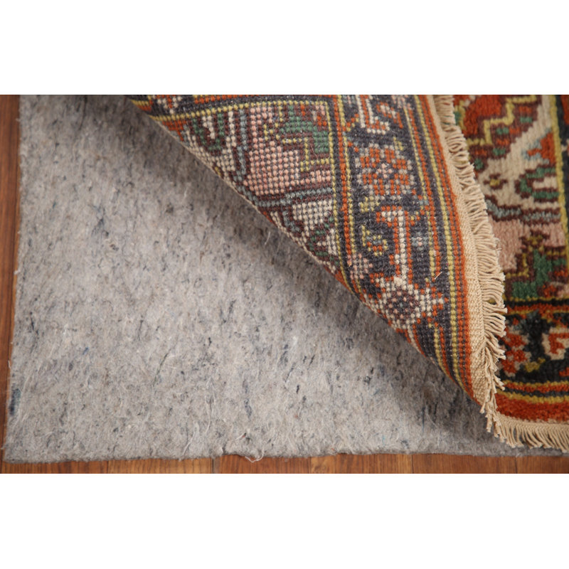 Tapis oriental traditionnel orange en laine 2x3