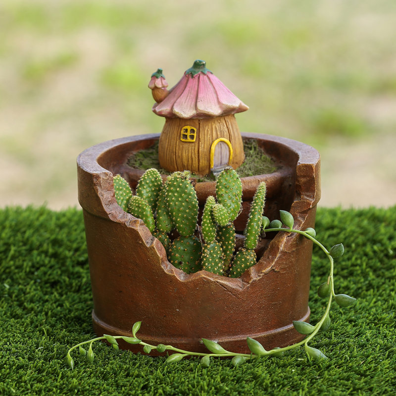 Jardin fée à fleurs