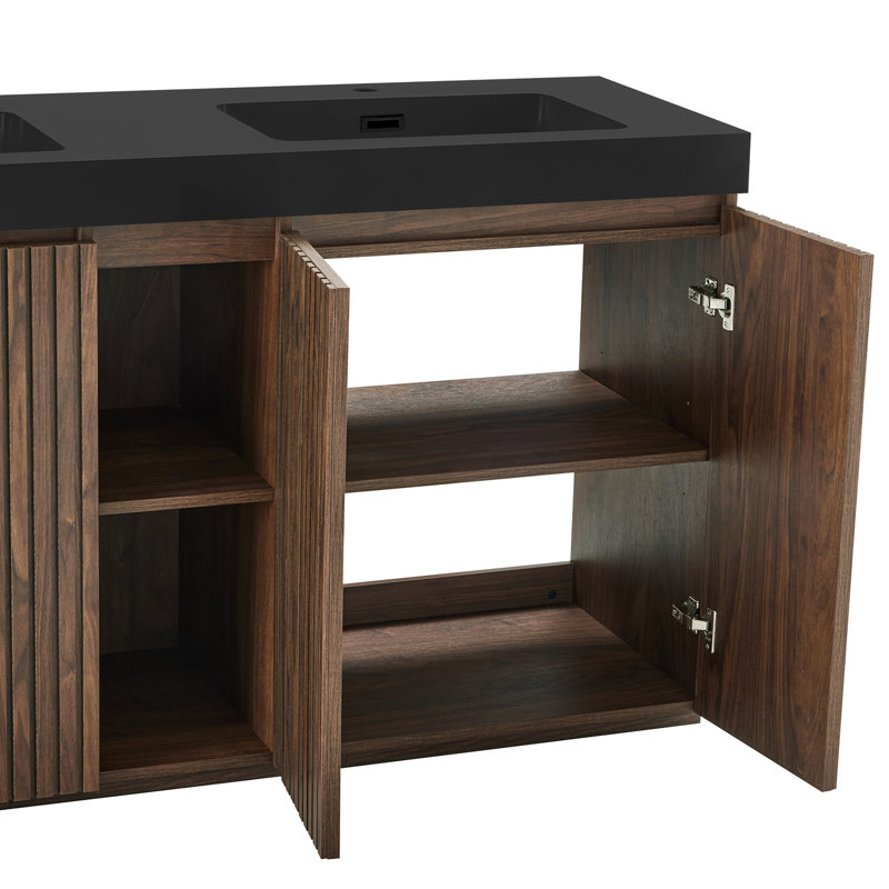 Meuble-lavabo double 60 po Modern