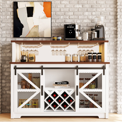 55" Farmhouse Buffet Cabinet With Storage by PPorfamilia