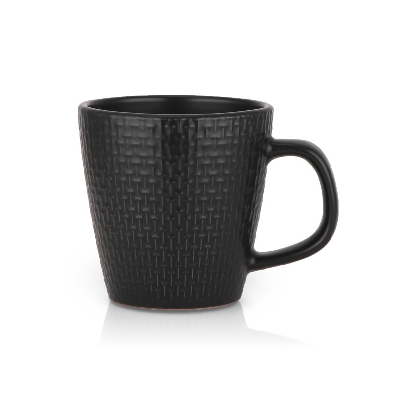 Ensemble de tasses en grès Stone Lain Olivia, Noir