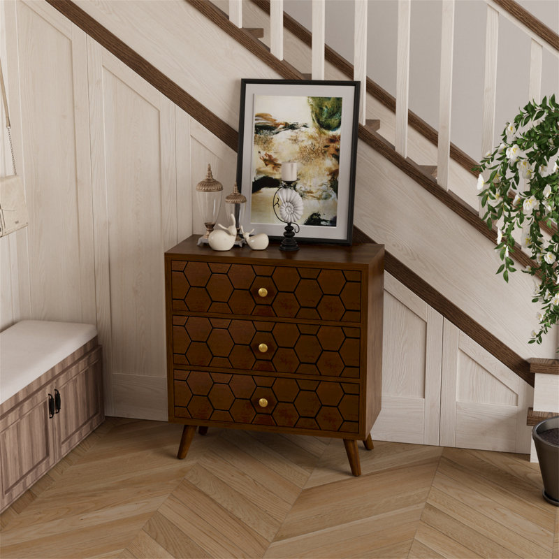 Kaenen 30'' W Solid Wood Nightstand