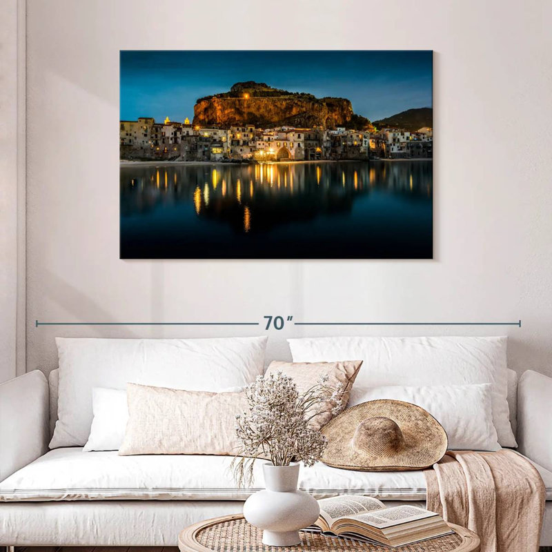 Ravi Cefalu At Night, 30" H x 45" W