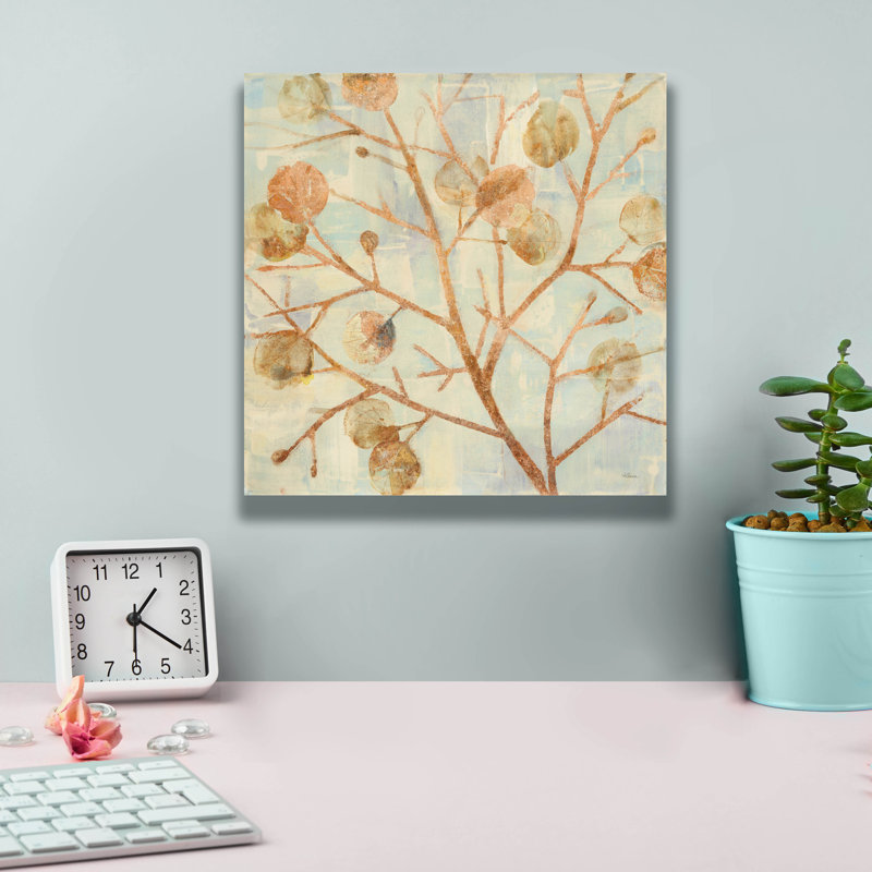 Winston Porter 'Shimmering 2' by Albena Hristova Canvas Wall Art, 12" x 12"