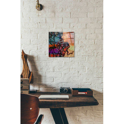 «Classic Graffiti 2» par Karen Smith, art mural en verre acrylique