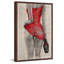 «Follow The Red Dress», reproduction encadrée-62269426