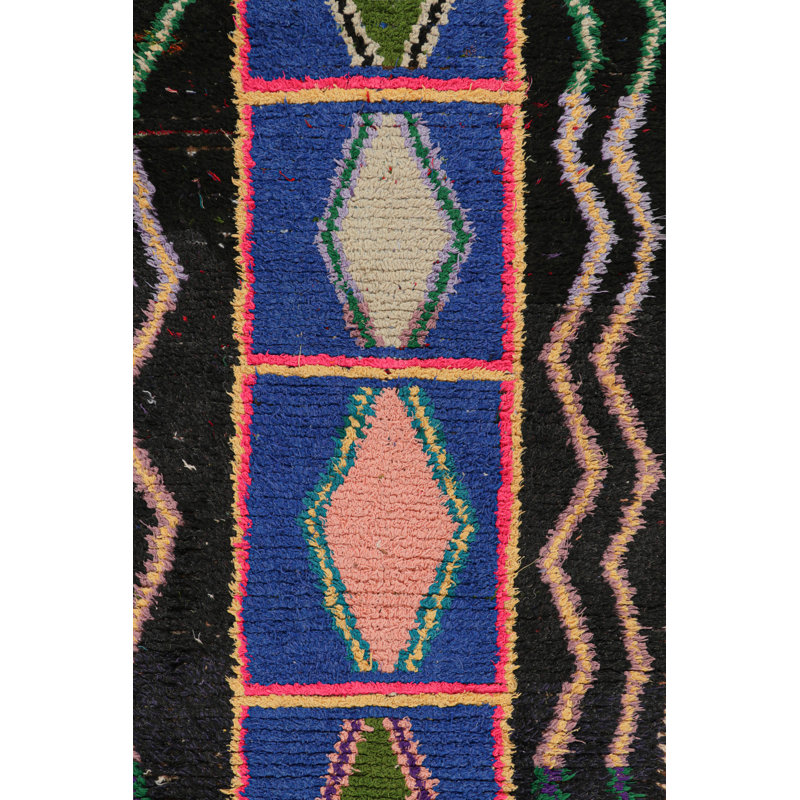 One-of-a-Kind 3'x10'4” Hand Knotted Area Rug