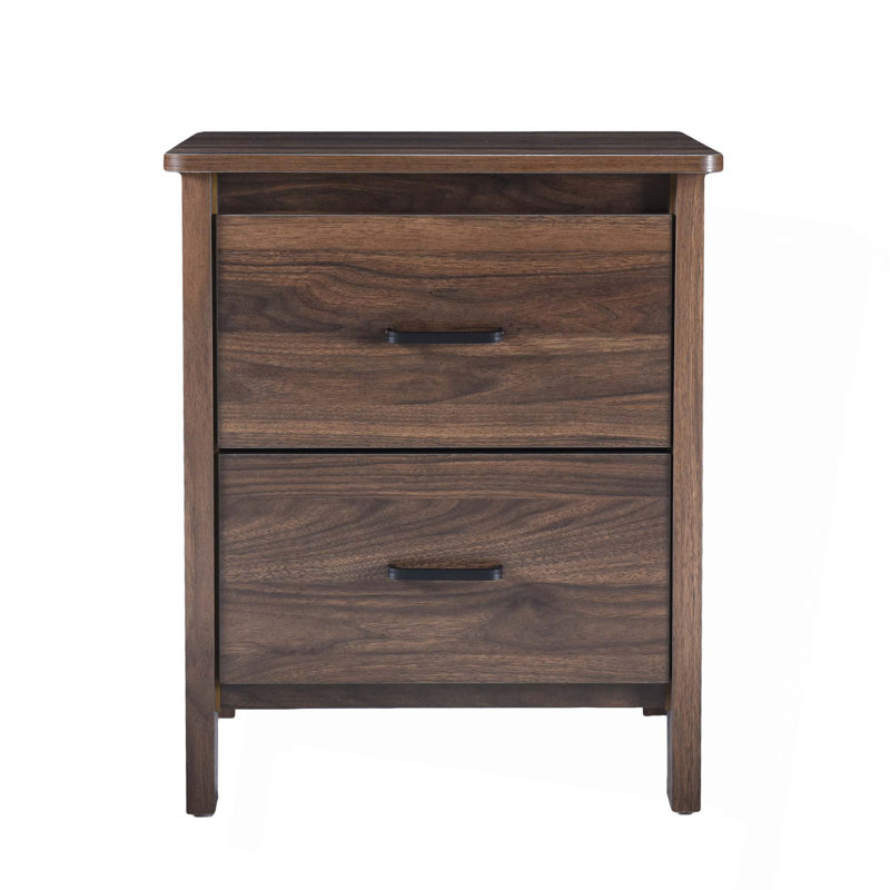 Table de chevet Toolless, Brun