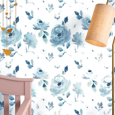 Susan Peel & Stick Floral Roll