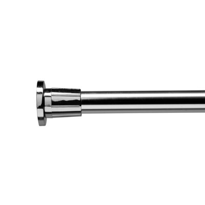 48'' Straight Wall Mounted Required Shower Curtain Rod