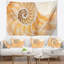 Tapisserie de coquillage nautilus brown light-28501533
