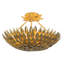 Plafonnier semi-encastré Posie Gold 20 po Posie