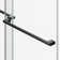 58'' - 60'' W x 72'' H Double Added Frameless Shower Door with Clear Glass
