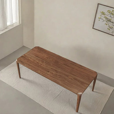 Modern minimalist rectangular dining table