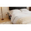 Metal Floating Bed Frame with Adjustable Height Upholstered Headboard, Built-in USB Charging & LED Lighting-437318190