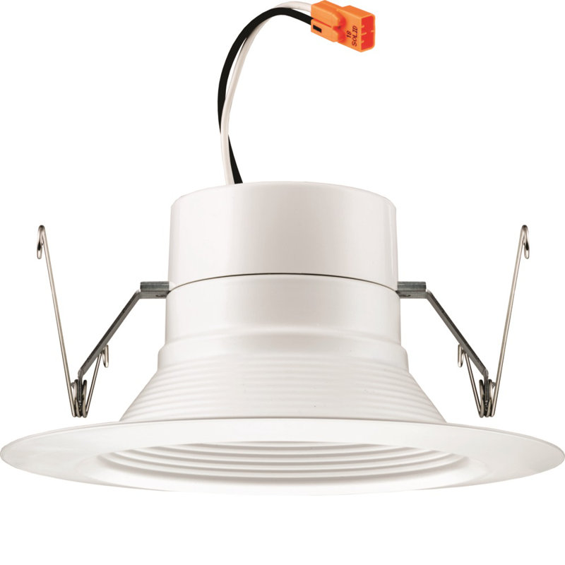 6-Inch White Aluminum LED Retrofit Recessed Lighting Kit
