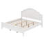 Base de lit en bois avec tête et pied de lit, lit plateforme en bois avec support en lattes de bois-89712681-89712683