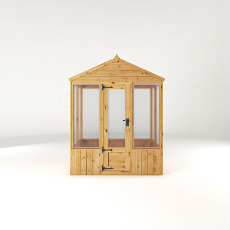 Mercia Premium Woodsman Wooden Polycarbonate Greenhouse, 168cm H x 118cm W x 150cm D