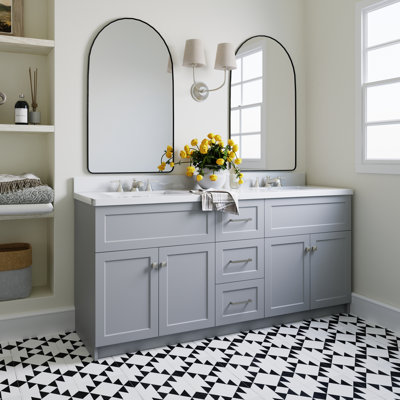 Paulla 72'' Double Bathroom Vanity Base Only